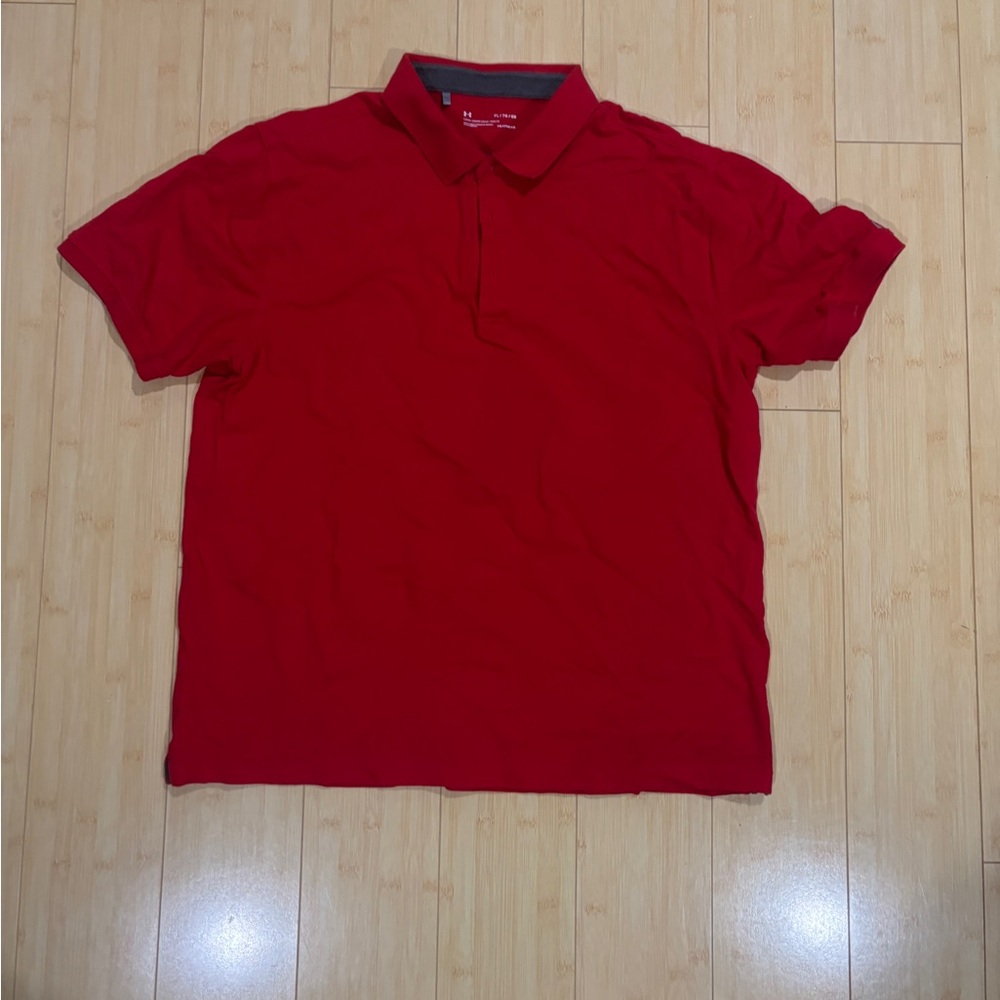 Under Armour Red Polo